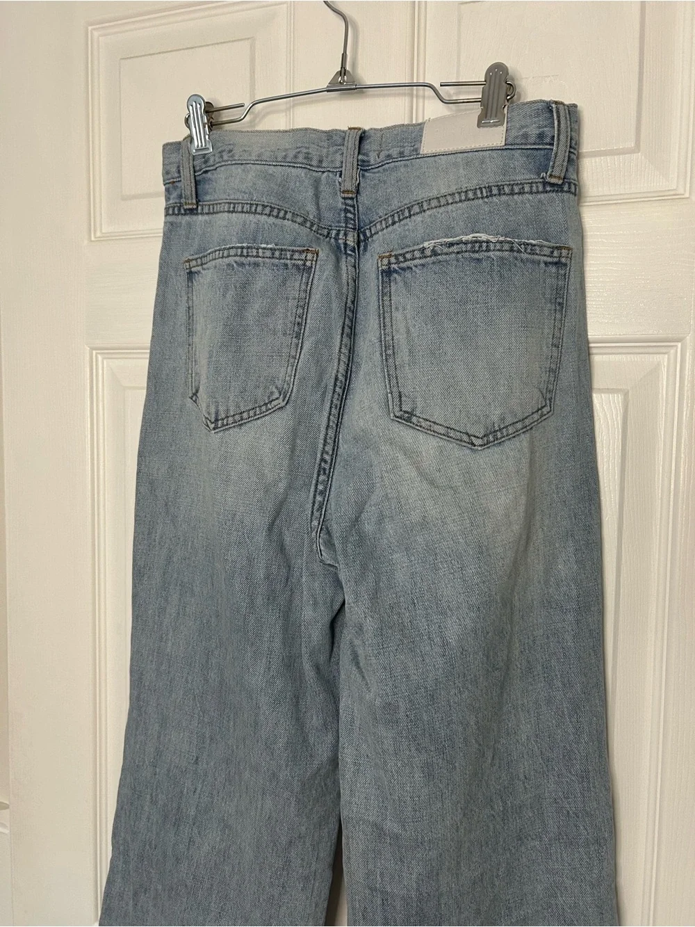 Pistola Bobbie Wide Leg Crossover Jeans - Picture 13 of 16